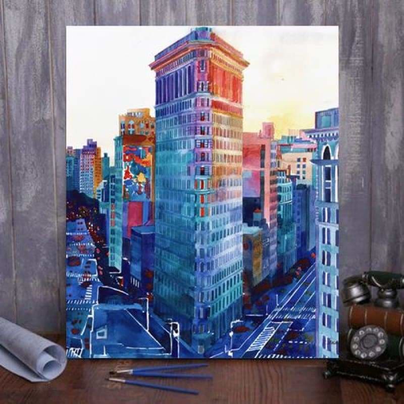 Beloved Monuments of New York Paint By Numbers Kit