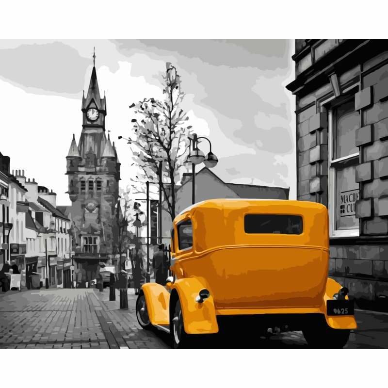 Car Diy Paint By Numbers Kits WM-695 - NEEDLEWORK KITS