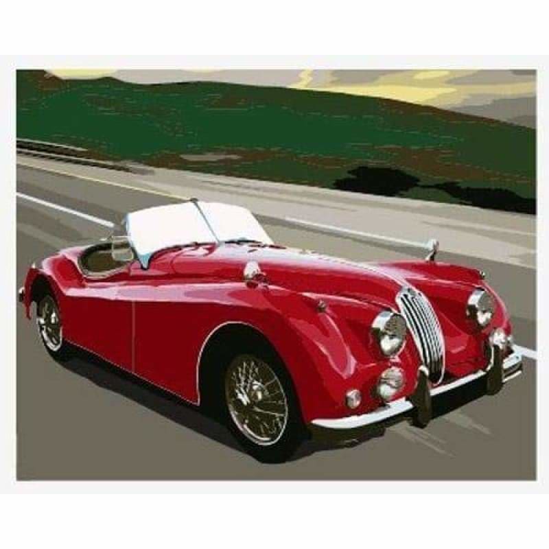 Car Diy Paint By Numbers Kits ZXB957-23 - NEEDLEWORK KITS