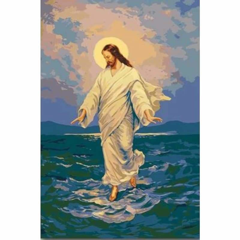 Christ Jesus Diy Paint By Numbers Kits PBN95349 - NEEDLEWORK KITS