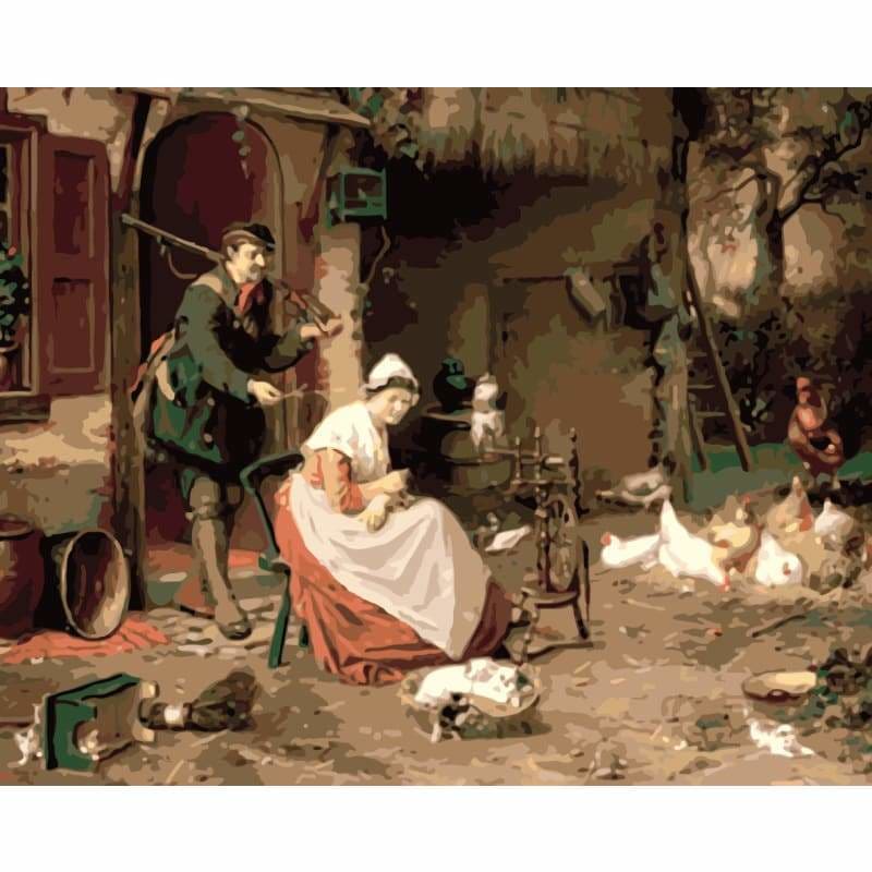 Diy Paint By Numbers Kits WM-832 - NEEDLEWORK KITS