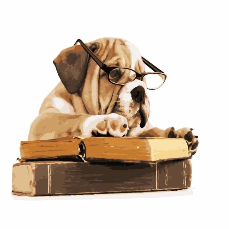 Dog Diy Paint By Numbers Kits WM-1306 - NEEDLEWORK KITS