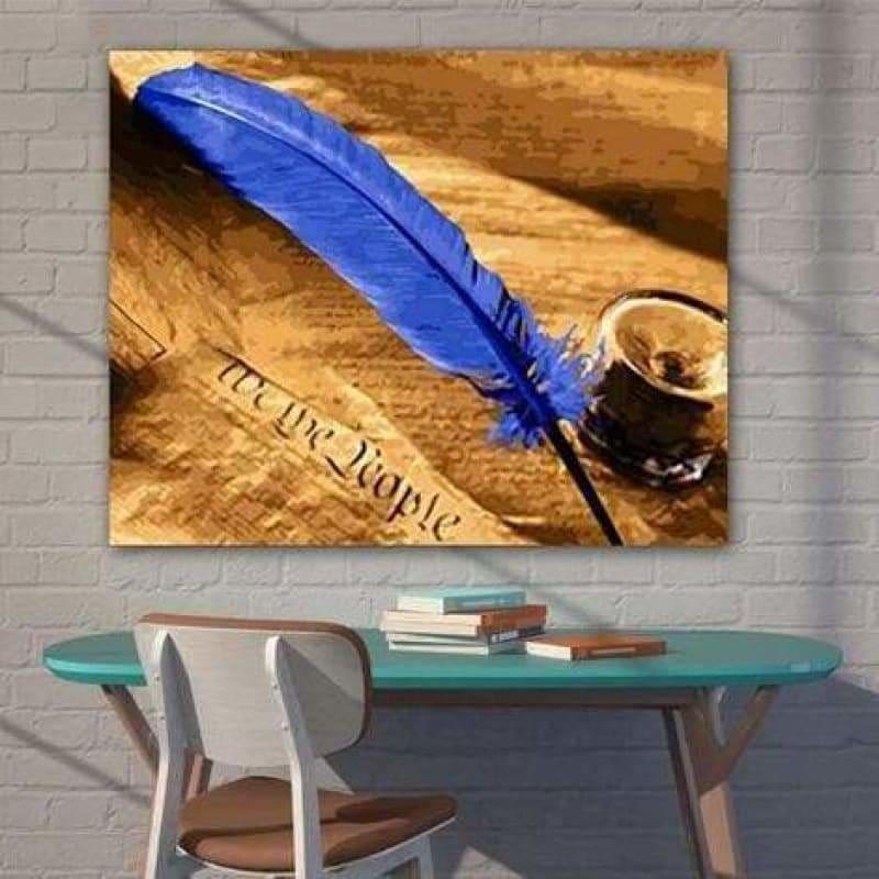 Feather Diy Paint By Numbers Kits PBN30149 - NEEDLEWORK KITS