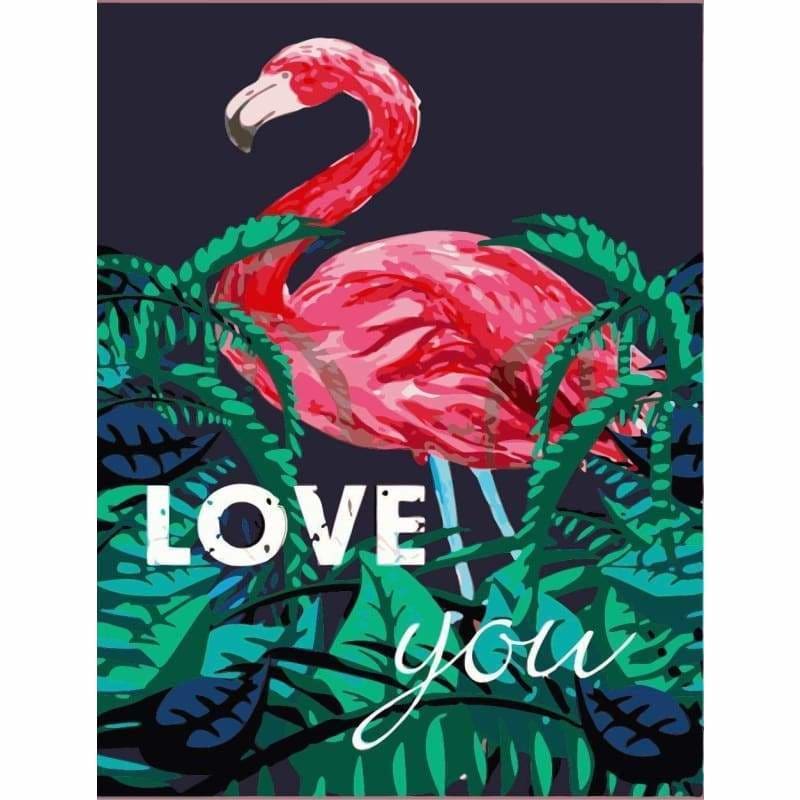 Flamingo Diy Paint By Numbers Kits YM-4050-213 - NEEDLEWORK KITS