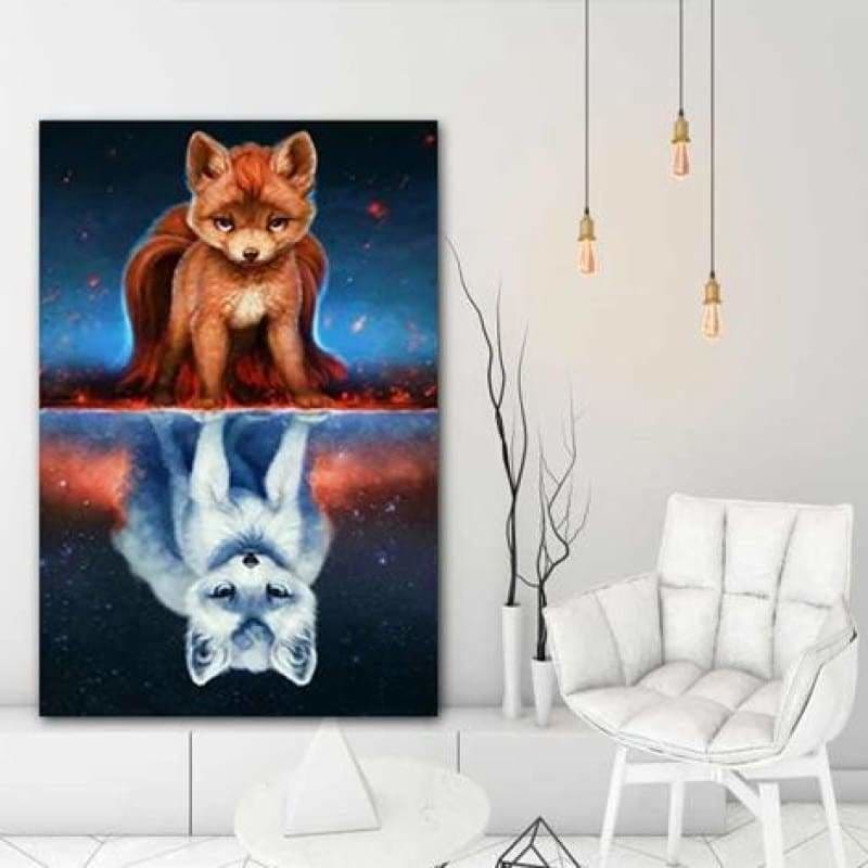 Fox Diy Paint By Numbers Kits PBN30034 - NEEDLEWORK KITS