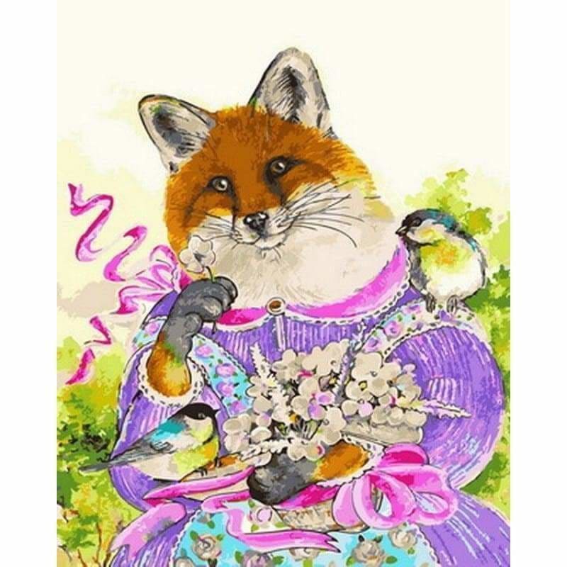 Fox Diy Paint By Numbers Kits PBN30037 - NEEDLEWORK KITS