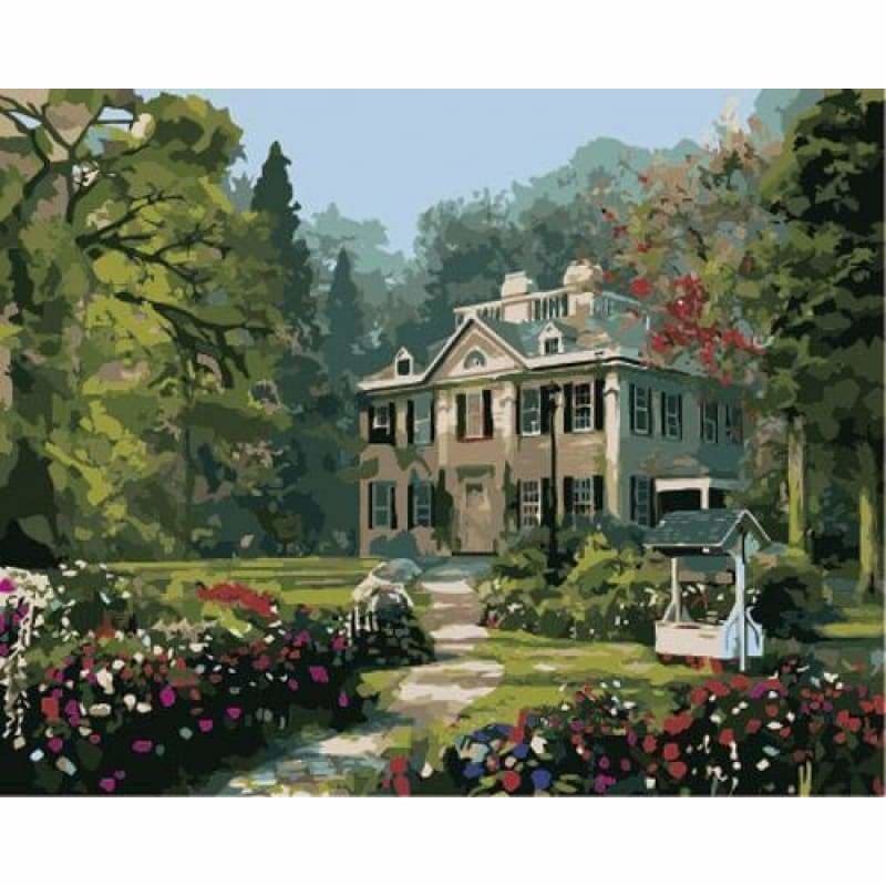 Landscape Cottage Diy Paint By Numbers Kits ZXB895 - NEEDLEWORK KITS