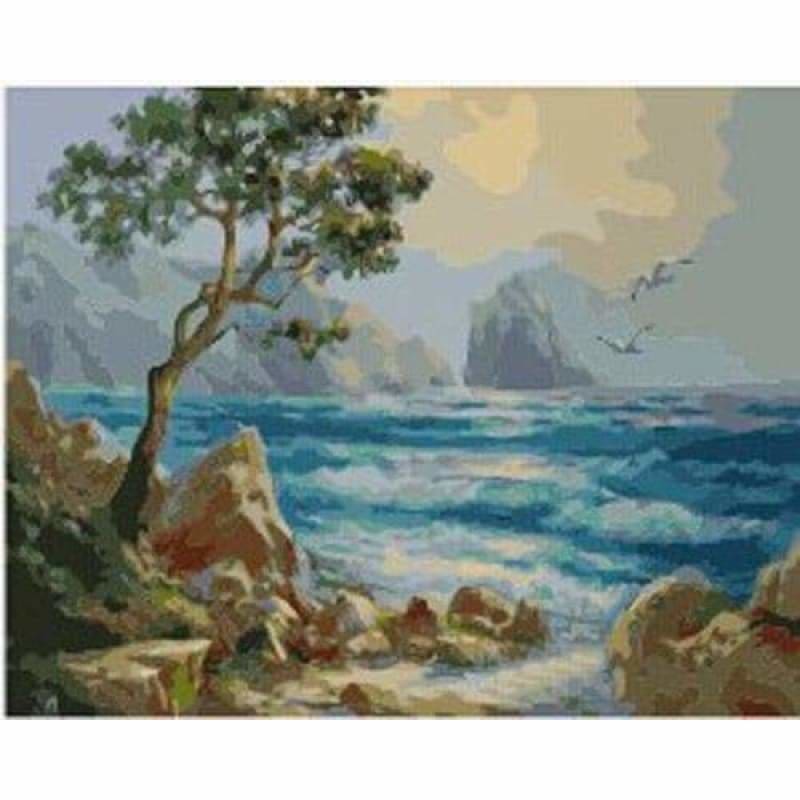 Landscape Diy Paint By Numbers Kits ZXB926-25 - NEEDLEWORK KITS