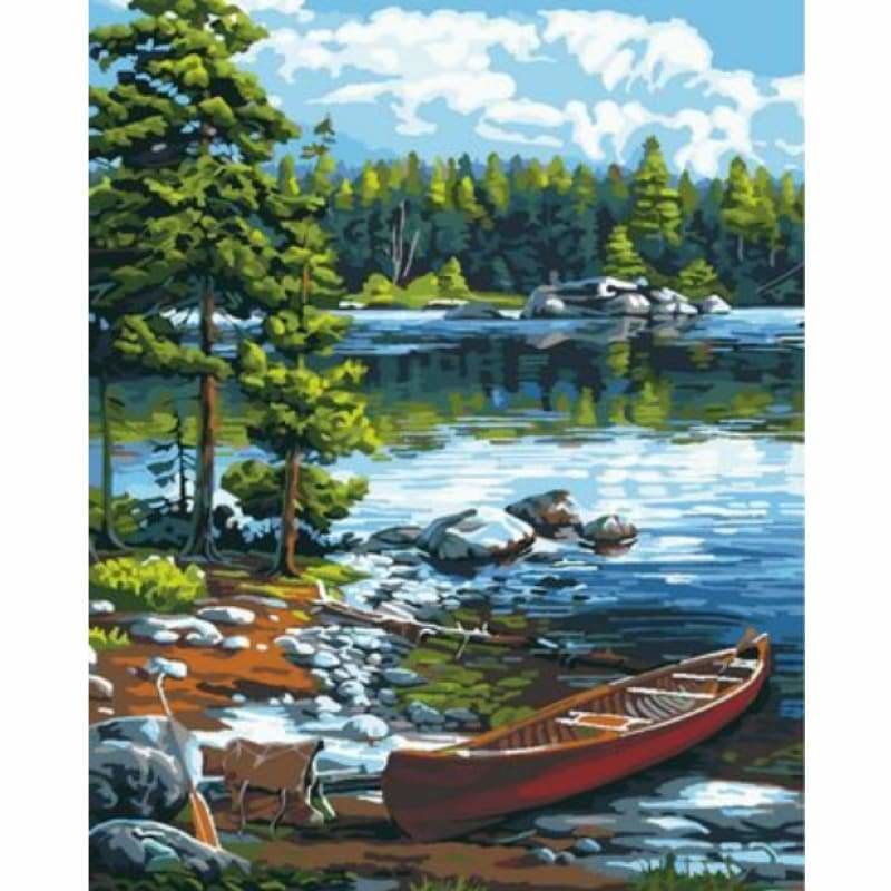 Landscape Diy Paint By Numbers Kits ZXQ1471 - NEEDLEWORK KITS