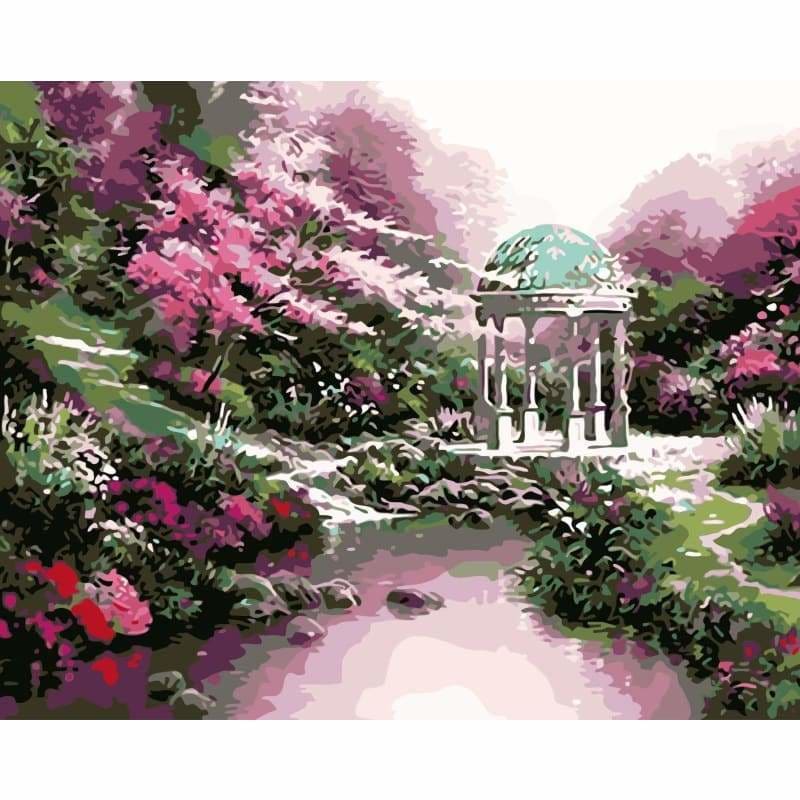 Landscape Garden Diy Paint By Numbers Kits WM-271 - NEEDLEWORK KITS