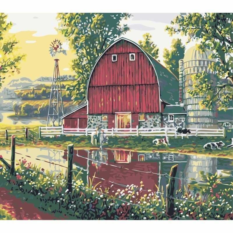 Landscape Paint by Numbers Kits DIY PBN96823 - NEEDLEWORK KITS