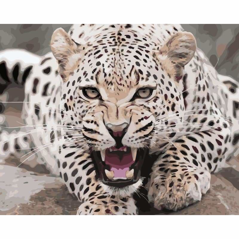 Leopard Diy Paint By Numbers Kits WM-045 - NEEDLEWORK KITS