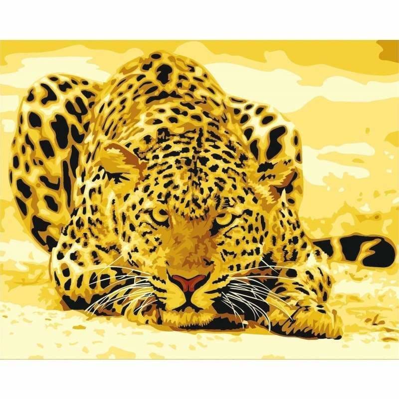 Leopard Diy Paint By Numbers Kits YM-4050-047 - NEEDLEWORK KITS