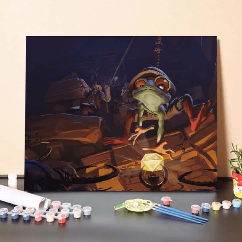 Paint by Numbers Kit-Frog robber