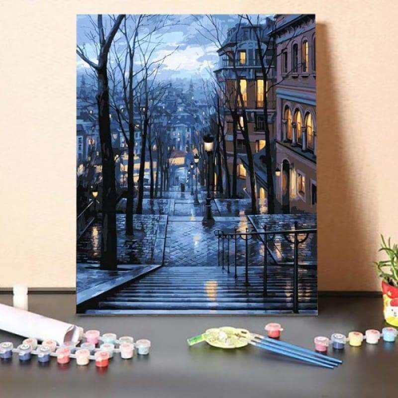 Buy Rainy in Paris Paint By Numbers in UK