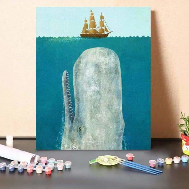 Paint By Numbers Kit The Whale
