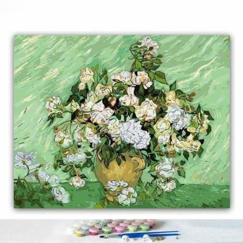 Van Gogh's Flower Diy Paint By Numbers Kits ZXB226 - NEEDLEWORK KITS