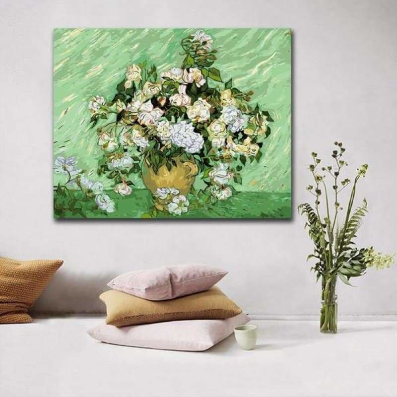 Van Gogh's Flower Diy Paint By Numbers Kits ZXB226 - NEEDLEWORK KITS