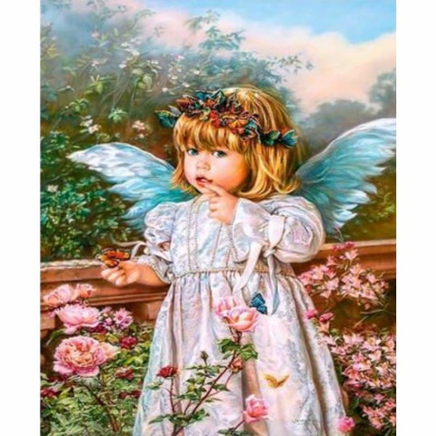 Angel Diy Paint By Numbers Kits ZXQ2183-23 - NEEDLEWORK KITS