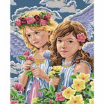 Angel Diy Paint By Numbers Kits ZXQ2204-20 - NEEDLEWORK KITS