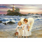 Angel Diy Paint By Numbers Kits ZXQ2593 - NEEDLEWORK KITS