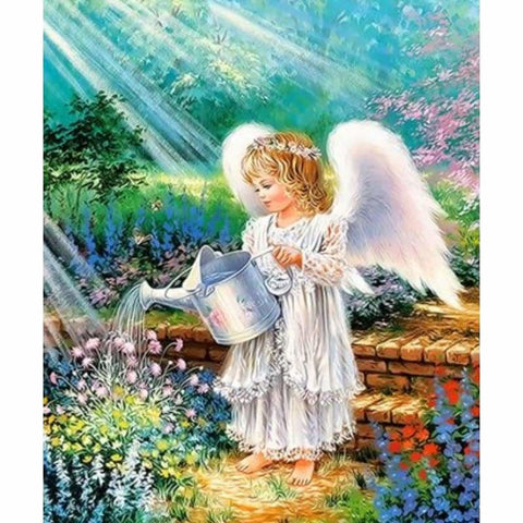 Angel Diy Paint By Numbers Kits ZXQ3636 - NEEDLEWORK KITS