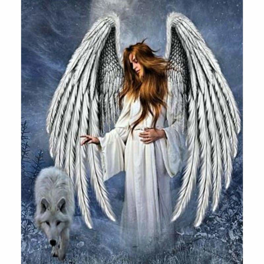 Angel Diy Paint By Numbers Kits ZXQ3829 - NEEDLEWORK KITS