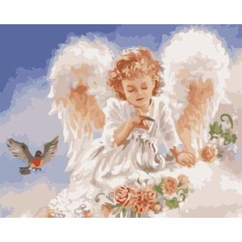 Angel Paint by Numbers Kits DIY ZXB617 - NEEDLEWORK KITS