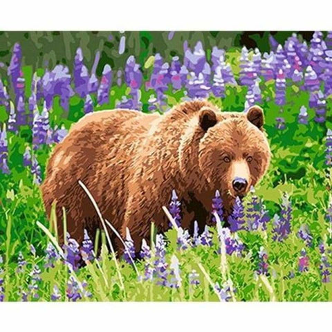 Bear Diy Paint By Numbers Kits PBN97277 - NEEDLEWORK KITS