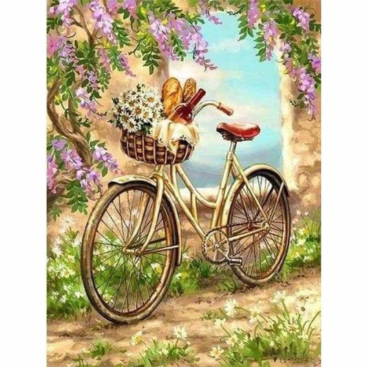 Bicycle Diy Paint By Numbers Kits PBN90199 - NEEDLEWORK KITS