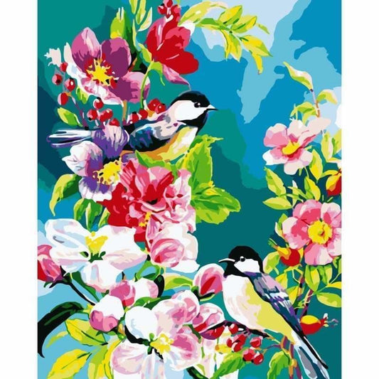 Bird Diy Paint By Numbers Kits WM-504 - NEEDLEWORK KITS