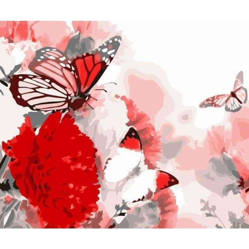 Butterfly Diy Paint By Numbers Kits WM-313 - NEEDLEWORK KITS