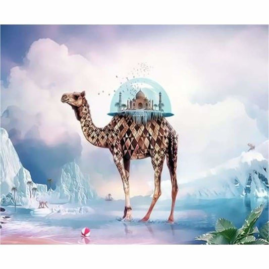 Camel Diy Paint By Numbers Kits ZXQ3721 - NEEDLEWORK KITS