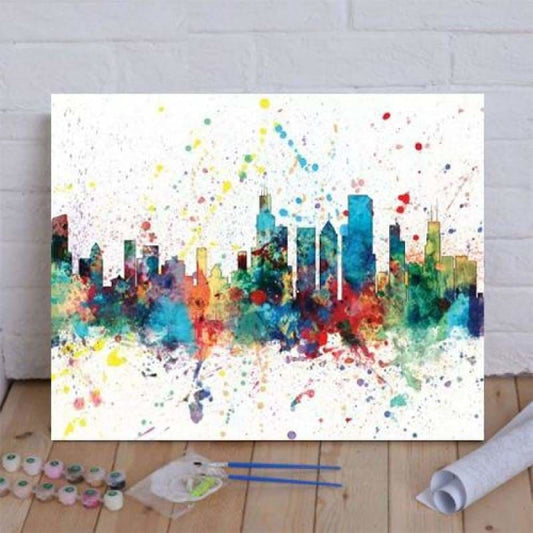 Chicago Illinois USA Paint By Numbers Kit