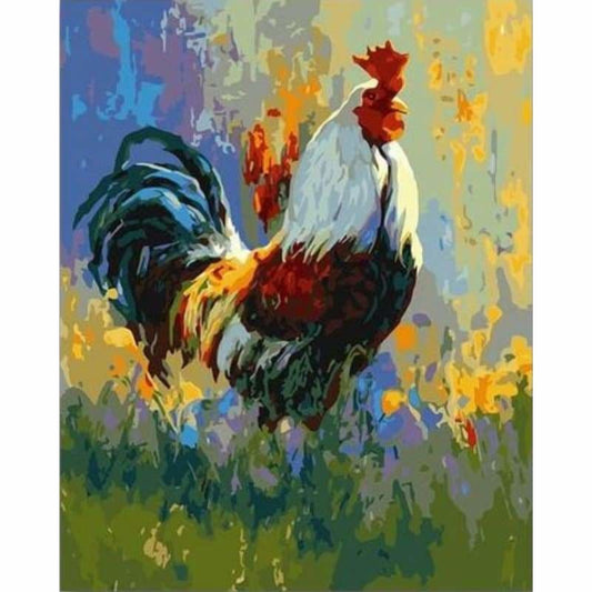 Cock Diy Paint By Numbers Kits VM95384 - NEEDLEWORK KITS