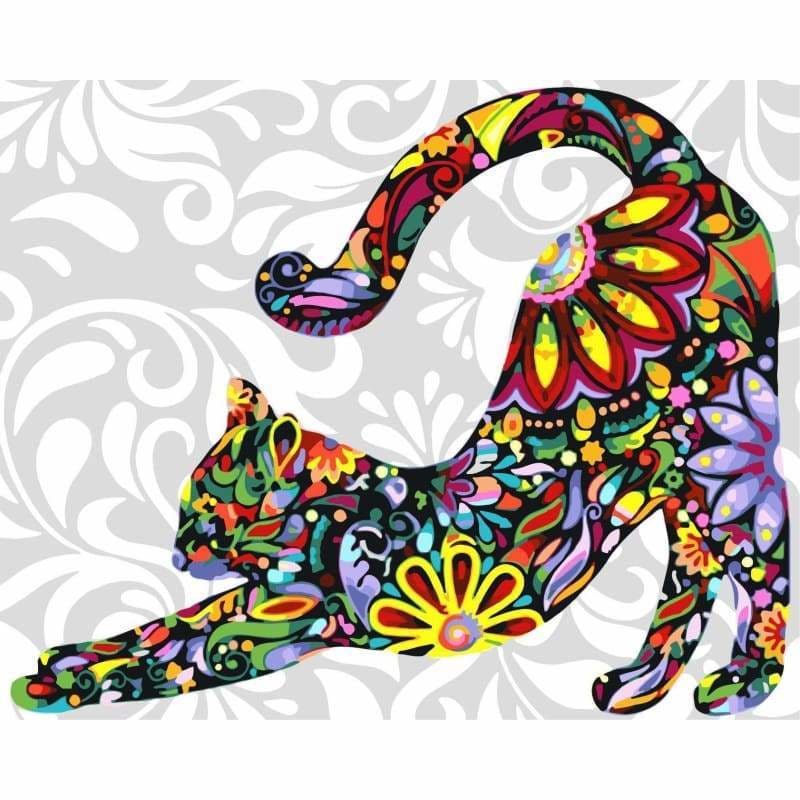 Color Cat Diy Paint By Numbers Kits WM-537 - NEEDLEWORK KITS