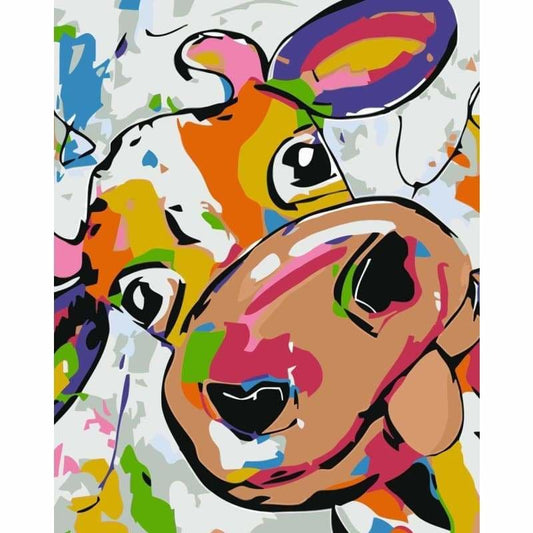Cow Diy Paint By Numbers Kits WM-971 - NEEDLEWORK KITS