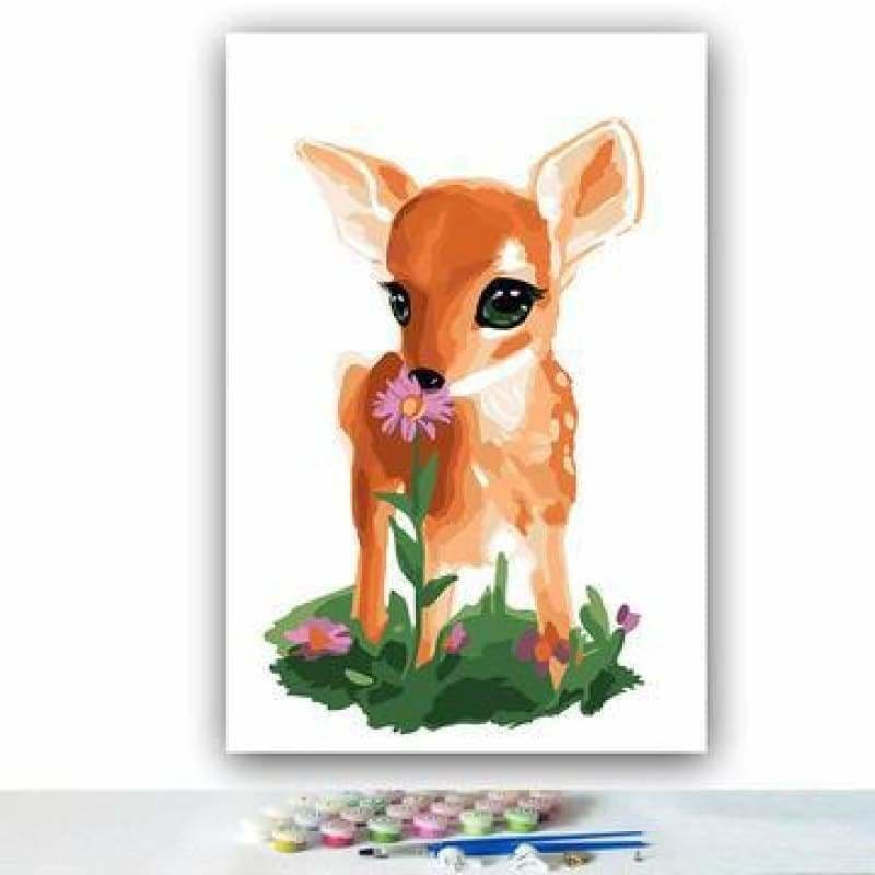 Deer Diy Paint By Numbers Kits PBN94088 - NEEDLEWORK KITS