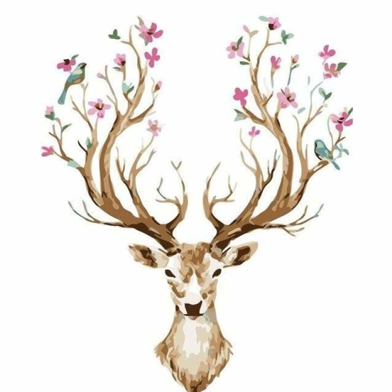 Deer Diy Paint By Numbers Kits PBN94196 - NEEDLEWORK KITS