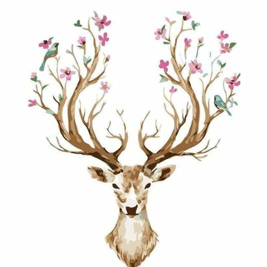 Deer Diy Paint By Numbers Kits PBN94196 - NEEDLEWORK KITS