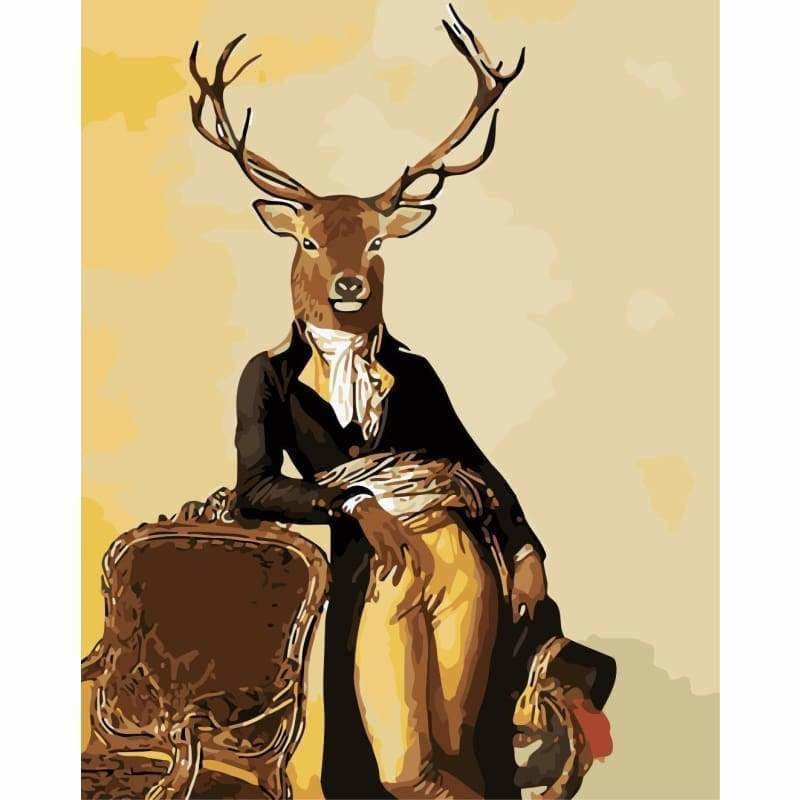 Deer Diy Paint By Numbers Kits YM-4050-235 - NEEDLEWORK KITS