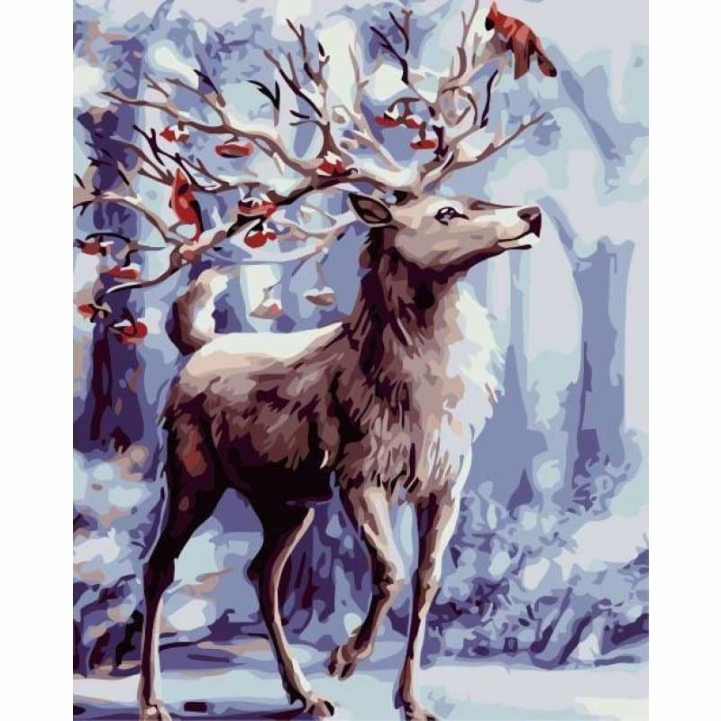 Deer Diy Paint By Numbers Kits YM-4050-258 - NEEDLEWORK KITS