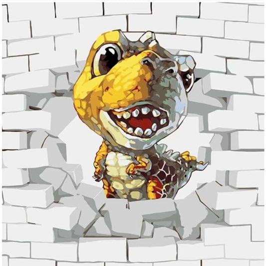 Dinosaur Diy Paint By Numbers Kits VM92318 - NEEDLEWORK KITS