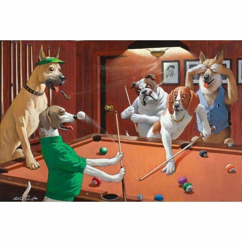 Dog Diy Paint By Numbers Kits PBN30167 - NEEDLEWORK KITS