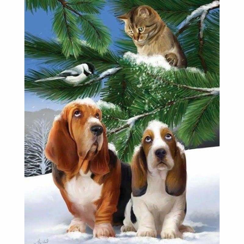 Dog Diy Paint By Numbers Kits PBN54148 - NEEDLEWORK KITS