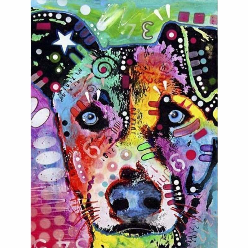 Dog Diy Paint By Numbers Kits PBN57815 - NEEDLEWORK KITS