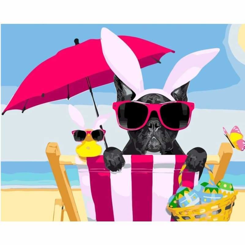 Dog Diy Paint By Numbers Kits VM30168 - NEEDLEWORK KITS