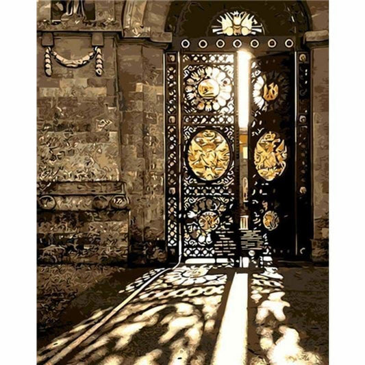 Door Diy Paint By Numbers Kits PBN94647 - NEEDLEWORK KITS