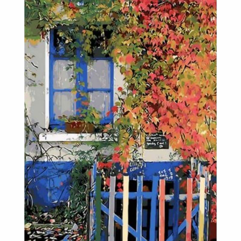 Door Diy Paint By Numbers Kits ZXQ435 - NEEDLEWORK KITS