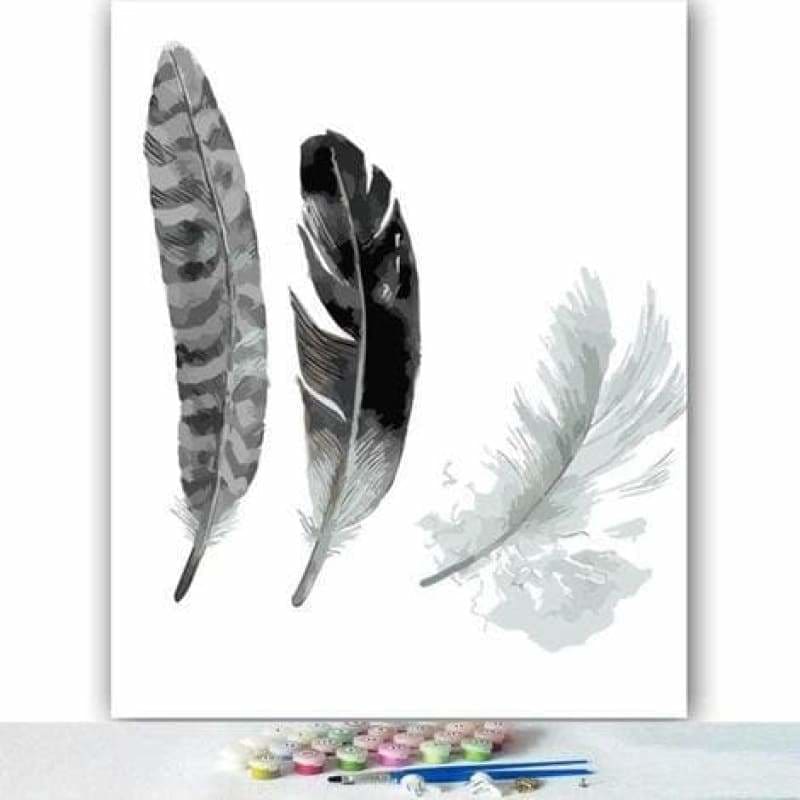 Feather Diy Paint By Numbers Kits PBN30150 - NEEDLEWORK KITS